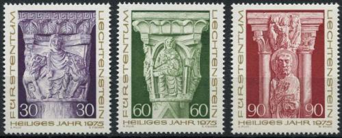 Poštovní známky Lichtenštejnsko 1975 Vánoce Mi# 639-41