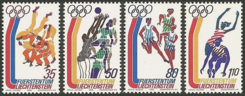 Poštovní známky Lichtenštejnsko 1976 LOH Montreal Mi# 651-54
