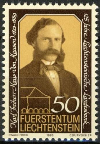 Poštovní známka Lichtenštejnsko 1986 Karl F. Haus Mi# 902