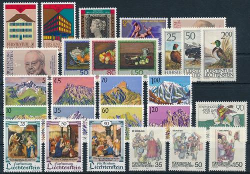 Kompletní roèník Lichtenštejnsko 1990 Mi# 984-1010 Kat 44.40€