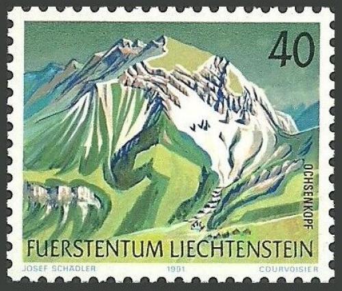 Poštovní známka Lichtenštejnsko 1991 Hory Mi# 1023