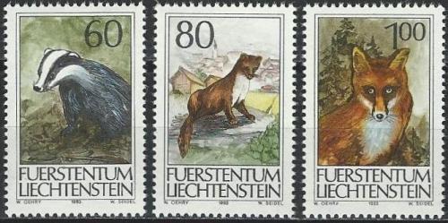Poštovní známky Lichtenštejnsko 1993 Fauna Mi# 1066-68
