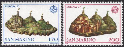 Poštovní známky San Marino 1977 Evropa CEPT, krajina Mi# 1131-32