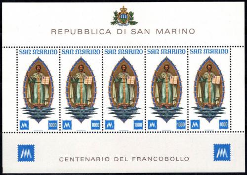 Poštovní známky San Marino 1977 Svatý Marinus Mi# 1147 Bogen Kat 10€