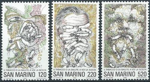 Poštovní známky San Marino 1980 Grafika, Giuliana Consilvio Mi# 1206-08