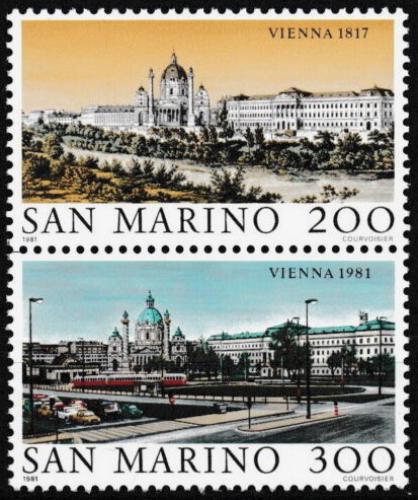 Potovn znmky San Marino 1981 Vde Mi# 1227-28 - zvtit obrzek