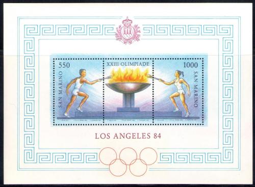 Poštovní známky San Marino 1984 LOH Los Angeles Mi# Block 9