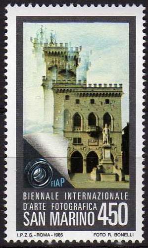 Poštovní známka San Marino 1985 Vládní palác Mi# 1324