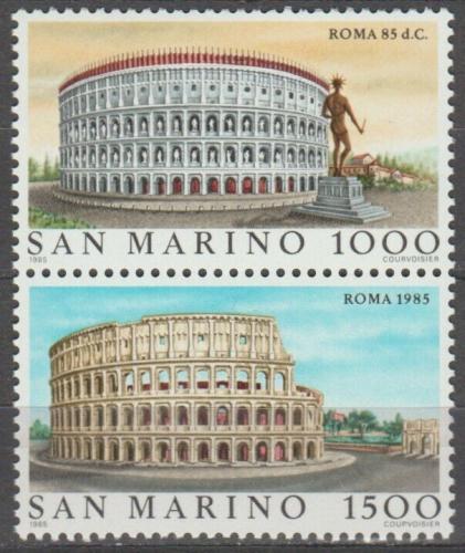 Poštovní známky San Marino 1985 Øímské koloseum Mi# 1329-30