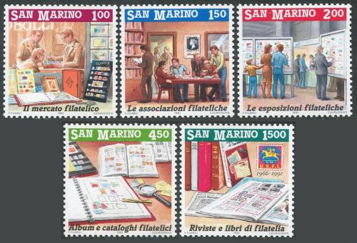 Poštovní známky San Marino 1991 Filatelie Mi# 1467-71