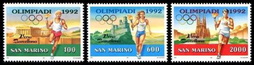 Poštovní známky San Marino 1991 LOH Barcelona Mi# 1474-76