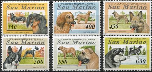 Poštovní známky San Marino 1994 Psi Mi# 1558-63