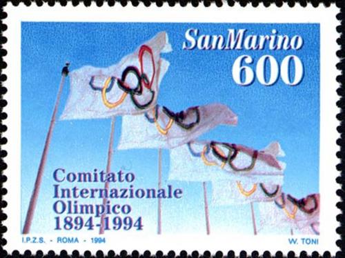 Poštovní známka San Marino 1994 MOV, 100. výroèí Mi# 1568