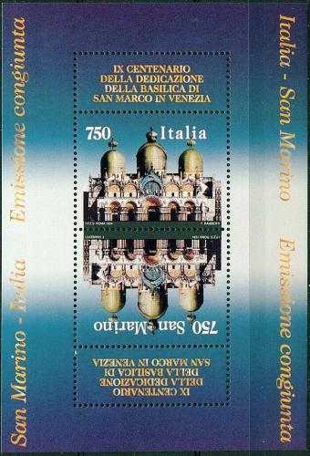 Poštovní známky San Marino 1994 Kostel svatého Marka Mi# Block 19