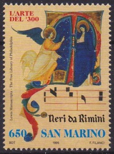 Poštovní známka San Marino 1995 Miniatura, Neri da Rimini Mi# 1635