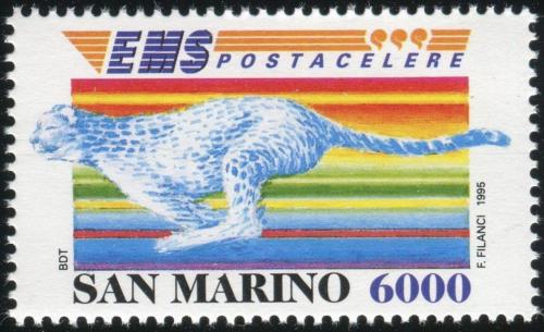 Poštovní známka San Marino 1995 Gepard Mi# 1639 Kat 7€