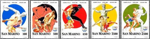Poštovní známky San Marino 1996 Olympijské hry Mi# 1640-44 Kat 6€