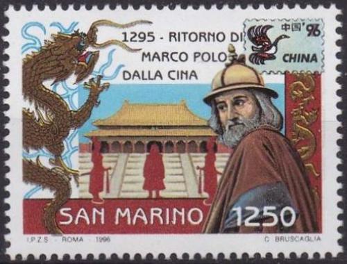Poštovní známka San Marino 1996 Marco Polo Mi# 1651