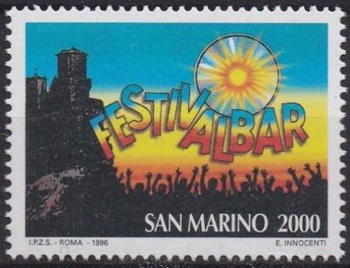 Poštovní známka San Marino 1996 Hrad San Marino Mi# 1662