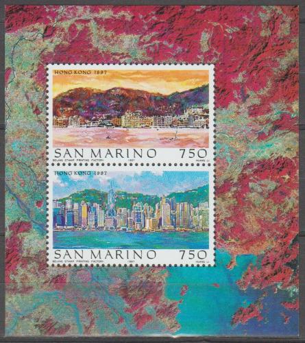 Poštovní známky San Marino 1997 Hongkong Mi# Block 22