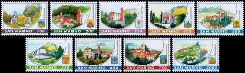 Poštovní známky San Marino 1997 Kostely Mi# 1704-12 Kat 10€