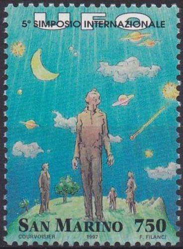 Poštovní známka San Marino 1997 Ufologie Mi# 1715
