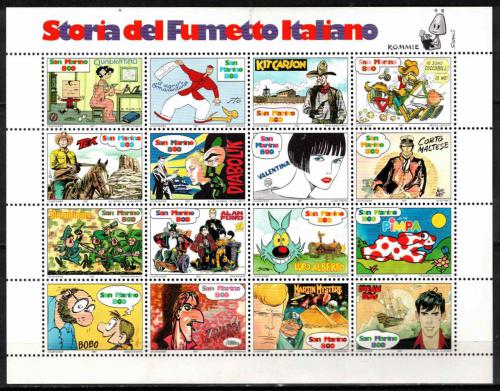 Poštovní známky San Marino 1997 Komiks Mi# 1732-47 Kat 16€