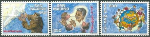 Poštovní známky San Marino 1997 Solidarita Mi# 1753-55