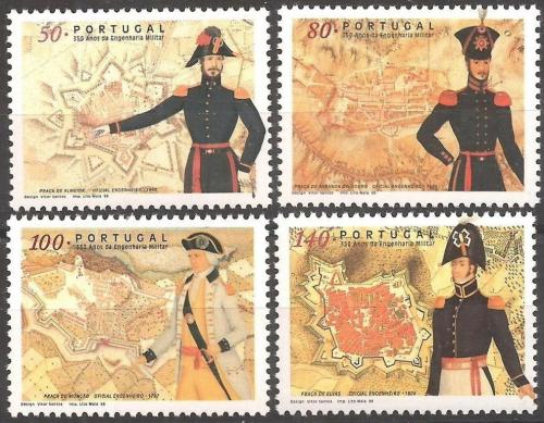 Poštovní známky Portugalsko 1998 Vojenské uniformy Mi# 2230-33 Kat 5€