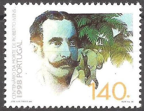 Poštovní známka Portugalsko 1998 Roberto Ivens, pøírodovìdec Mi# 2234