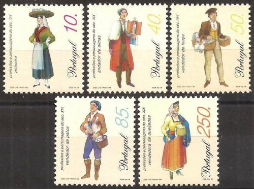 Poštovní známky Portugalsko 1998 Profese Mi# 2238-42 Kat 5€