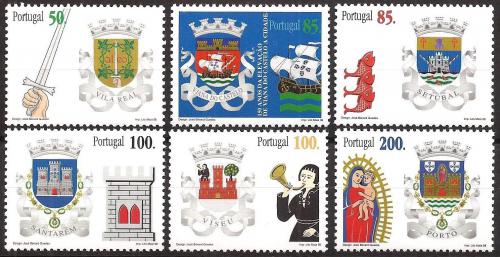 Potovn znmky Portugalsko 1998 Znaky distrikt Mi# 2283-88 Kat 10 - zvtit obrzek