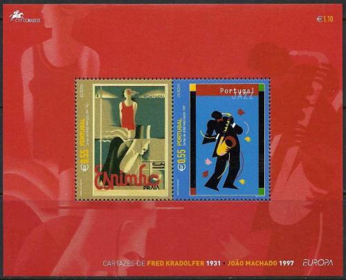 Poštovní známky Portugalsko 2003 Evropa CEPT, plakáty Mi# Block 185