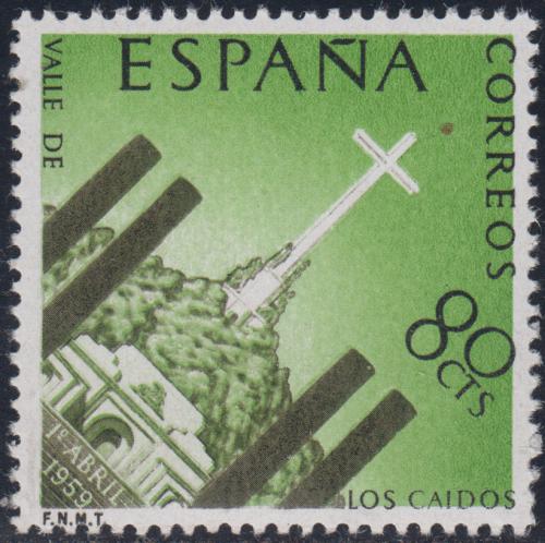 Poštovní známka Španìlsko 1959 Památník ve Valle de los Caídos Mi# 1145