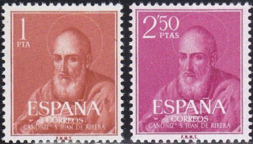 Poštovní známky Španìlsko 1960 Juan de Ribera, biskup Mi# 1187-88