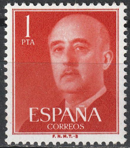 Poštovní známka Španìlsko 1960 Generál Franco Mi# 1050 b