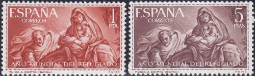 Poštovní známky Španìlsko 1961 Umìní, Francisco Bayéu y Subias Mi# 1221-22