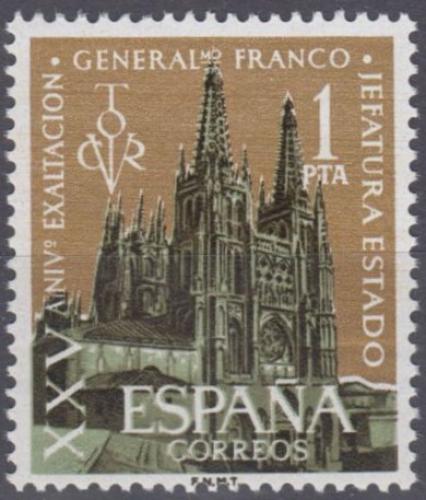 Poštovní známka Španìlsko 1961 Katedrála v Burgos Mi# 1268