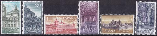 Poštovní známky Španìlsko 1961 Kláštery Mi# 1277-82 Kat 7.50€