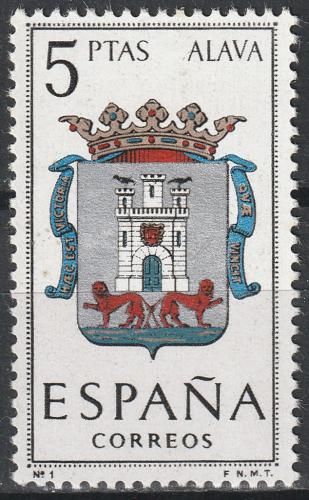 Poštovní známka Španìlsko 1962 Znak provincie Álava Mi# 1301