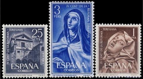 Poštovní známky Španìlsko 1962 Svatá Tereza z Avily Mi# 1314-16