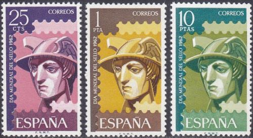 Poštovní známky Španìlsko 1962 Svìtový den známek Mi# 1318-20