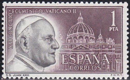 Poštovní známka Španìlsko 1962 Papež Jan XXIII. Mi# 1375