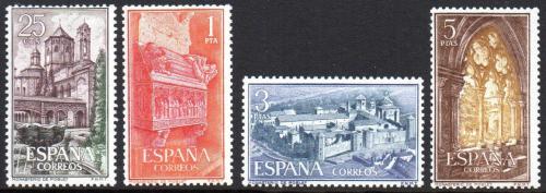 Poštovní známky Španìlsko 1963 Kláštery Mi# 1379-82 Kat 4.50€