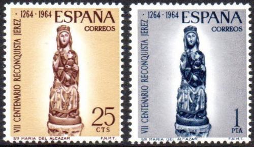 Poštovní známky Španìlsko 1964 Panna Marie z Alcázar Mi# 1504-05