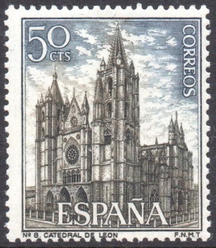 Poštovní známka Španìlsko 1964 Katedrála v León Mi# 1520