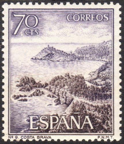 Poštovní známka Španìlsko 1964 Costa Brava u Tossa de Mar Mi# 1522