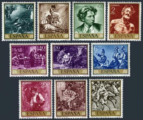 Poštovní známky Španìlsko 1969 Umìní, Cano Mi# 1796-1805