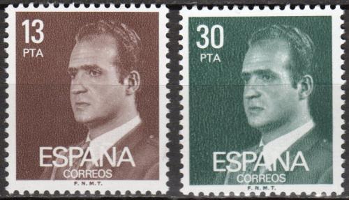 Potovn znmky panlsko 1981 Krl Juan Carlos I. Mi# 2489-90 - zvtit obrzek