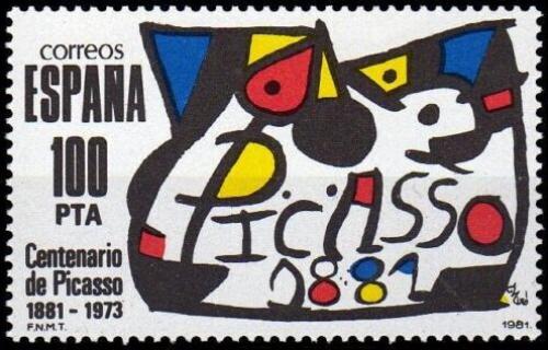 Poštovní známka Španìlsko 1981 Umìní, Joan Miró Mi# 2493